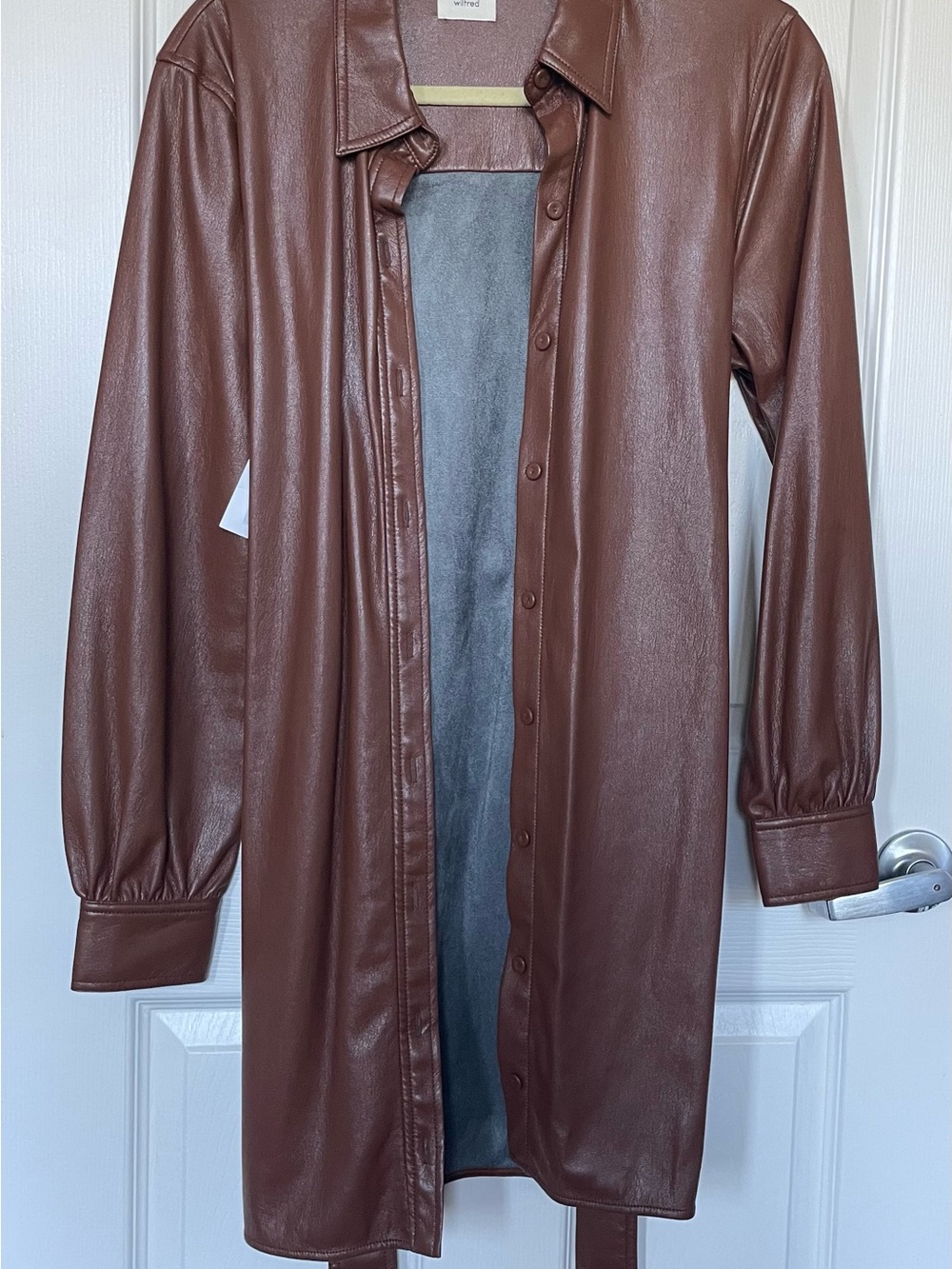 Aritzia Caroline Dress (Cognac)